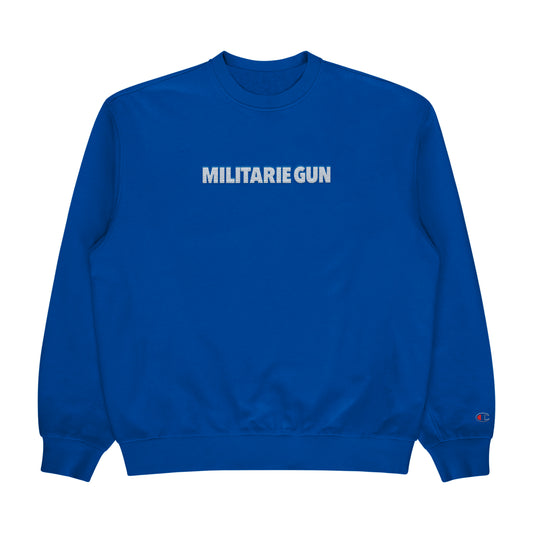 MG - ROYAL BLUE EMBROIDERED CREWNECK